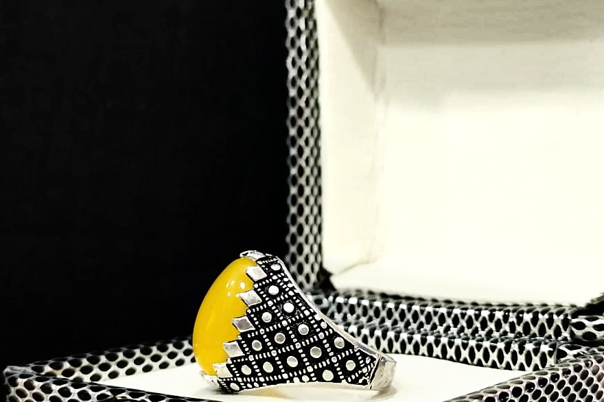 Goldenrodđź’› - Turkish Silver Ring