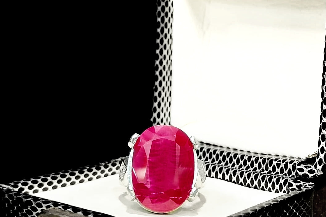 Merlot 🛑 - Handmade Silver Ring