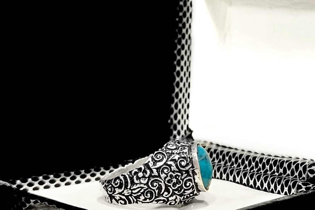 Turquoiseđź’Ž - Handmade Silver Ring