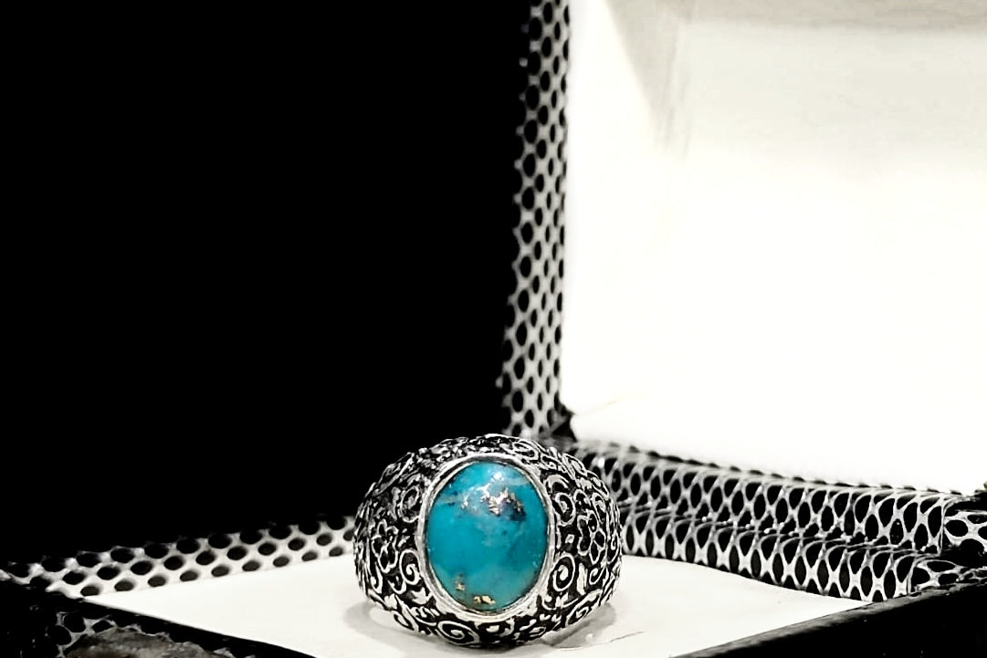 Turquoiseđź’Ž - Handmade Silver Ring