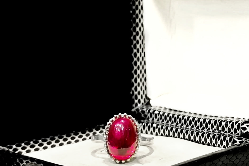 Yaqoot♥ - Handmade Ladies Silver Ring