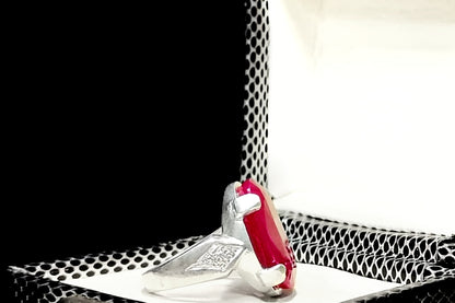 Merlot 🛑 - Handmade Silver Ring