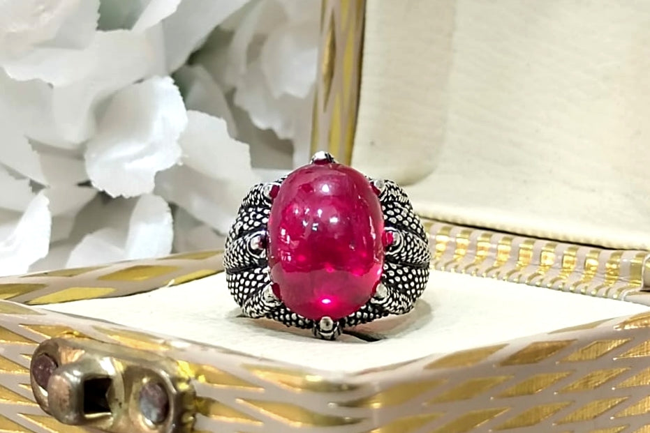 Ninja❤‍🔥 - Turkish Silver Ring