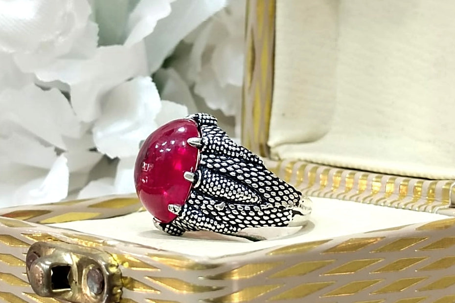 Ninja❤‍🔥 - Turkish Silver Ring