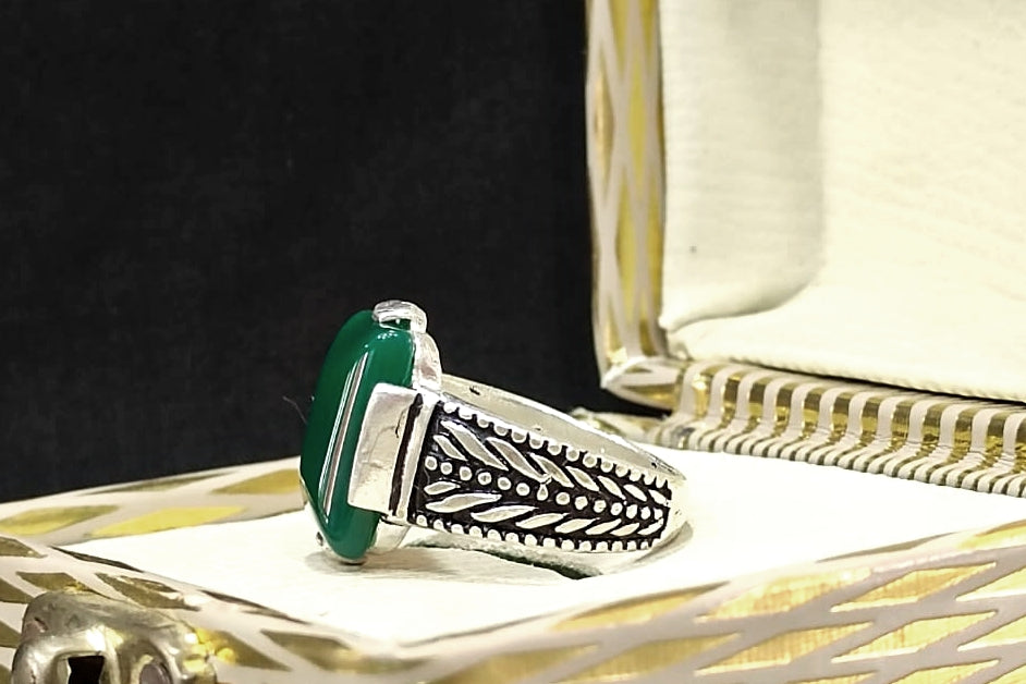 Grassy🟩 - Turkish Silver Ring