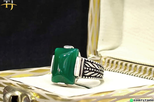 Grassy🟩 - Turkish Silver Ring