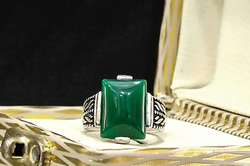 Grassy🟩 - Turkish Silver Ring