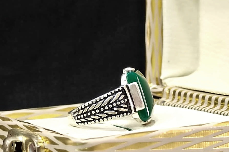 Grassy🟩 - Turkish Silver Ring