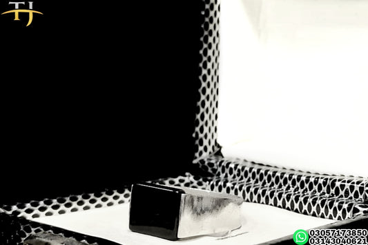 Onyx🖤- Handmade Silver Ring