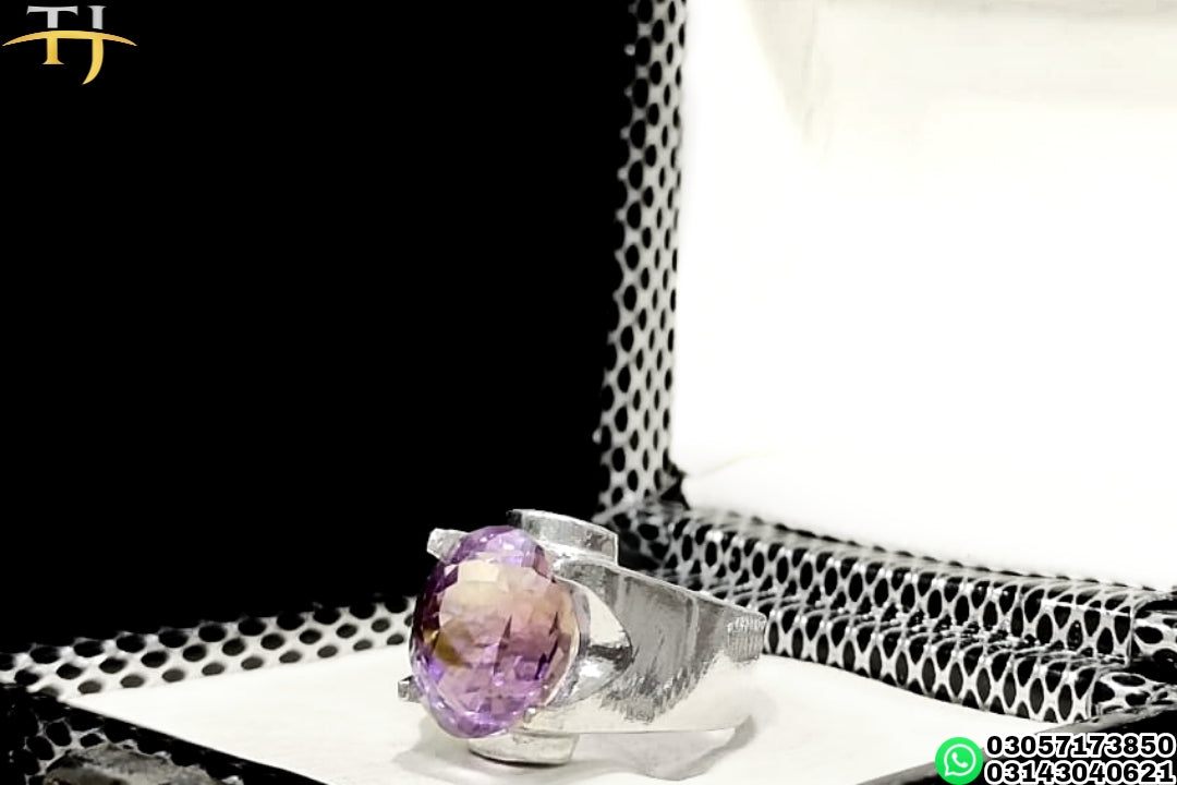 Amethyst💜- Handmade Silver Ring